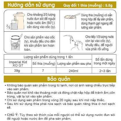 [MUA 4 LON CÓ QUÀ] Sữa Imperial Kid XO hương vani 800g