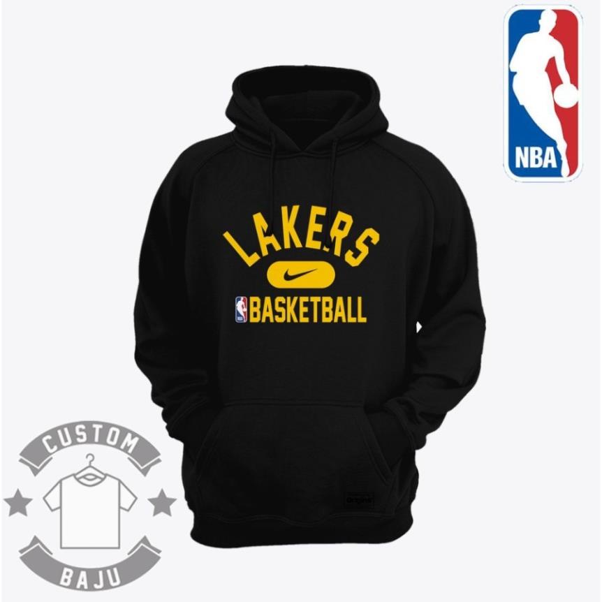 💥Sale 50%💥 Áo Hoodie in hình  LA Lakers Training 2021 NBA 721 + Tặng kèm áo thun