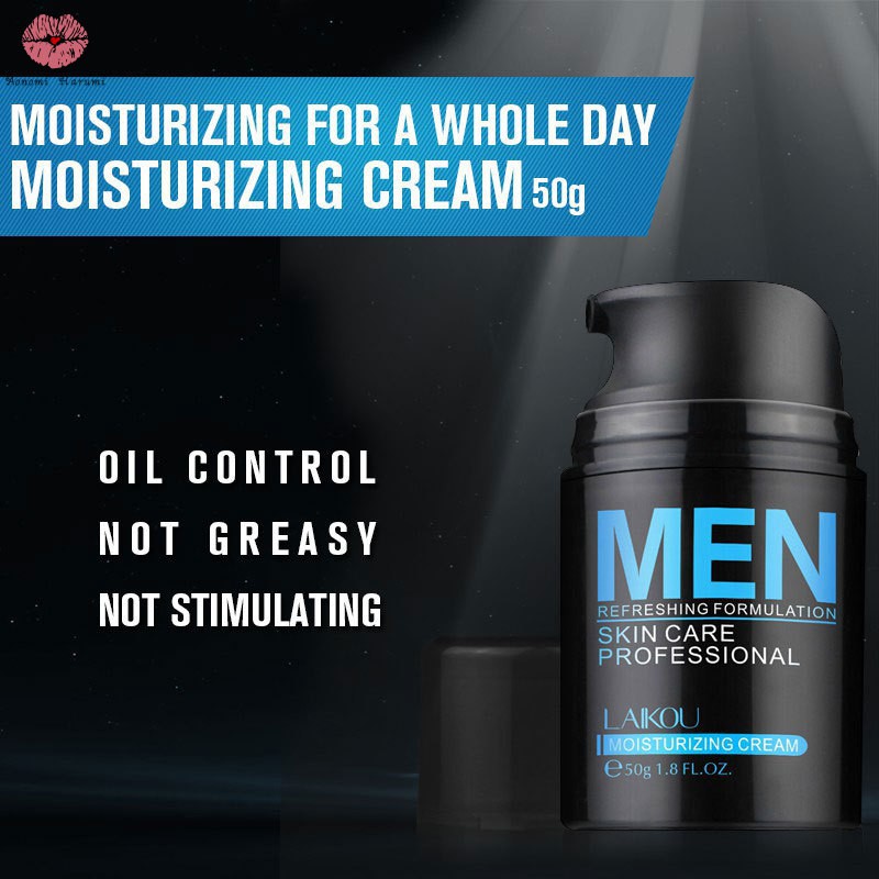 (Hàng Mới Về) Kem Dưỡng Ẩm Kiểm Soát Dầu Thu Nhỏ Lỗ Chân Lông Chống Nếp Nhăn Cho Nam 50g | BigBuy360 - bigbuy360.vn