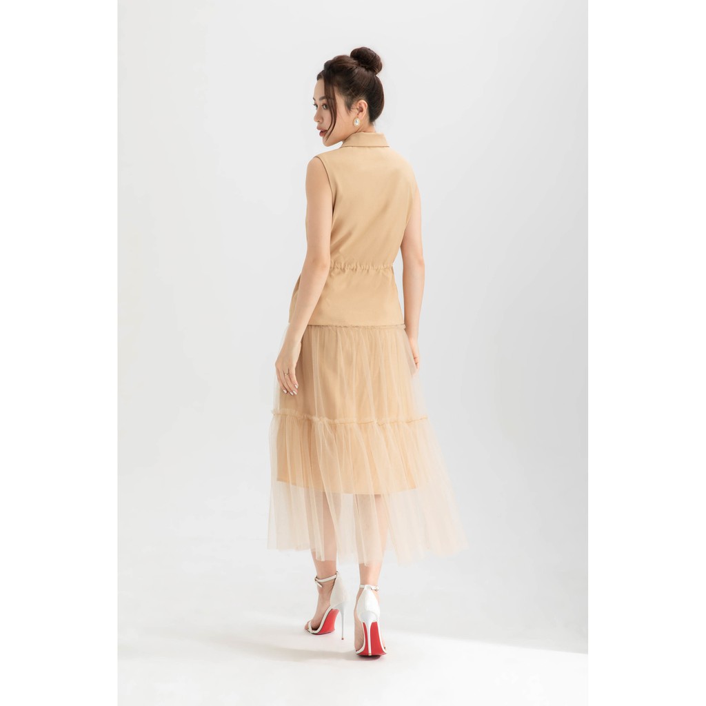 _Chân váy lưới xòe xếp tầng nữ IVY moda MS 31B8572 | BigBuy360 - bigbuy360.vn