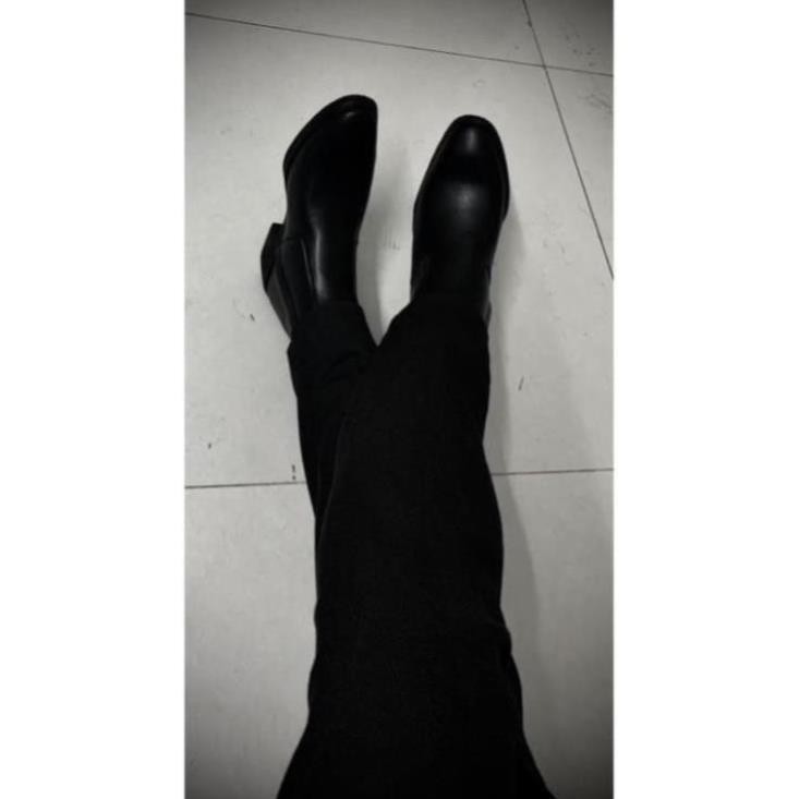 [Tăng chiều cao] 4.5cm Heels Boots, Zipper Chelsea Boots [Sale]