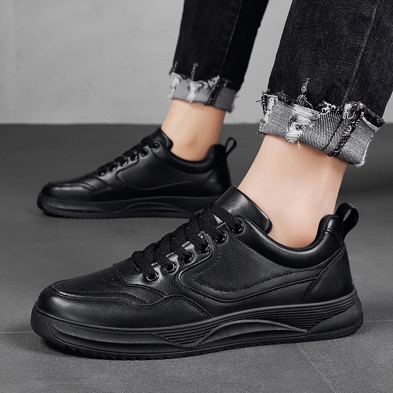 Giày Thể Thao Trắng Đế Dày Phong Cách Hàn Quốc Thời Trang Mùa Hè Mới Cho Nam Size 46