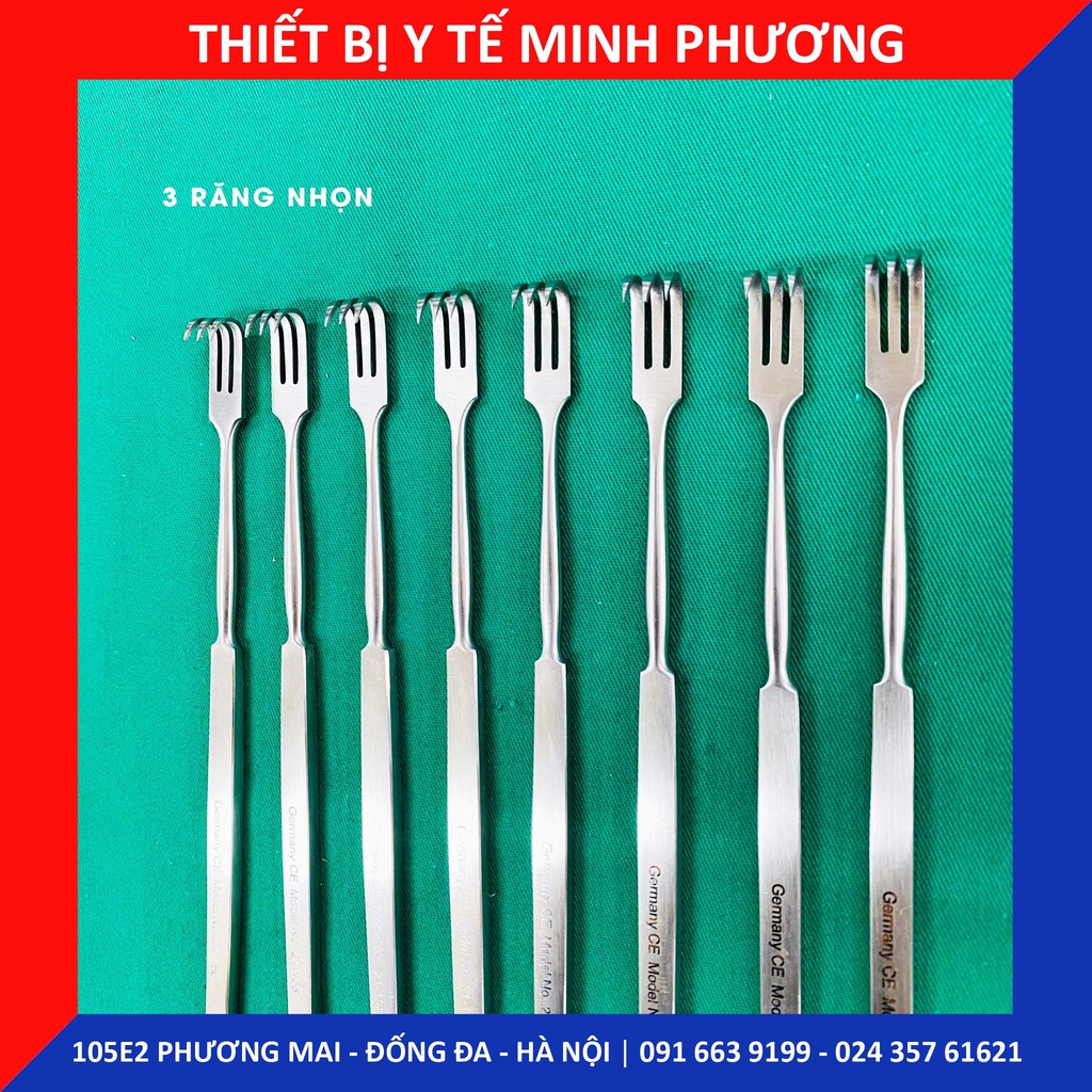 Bồ cào 3 răng, 4 răng dùng trong thẩm mỹ