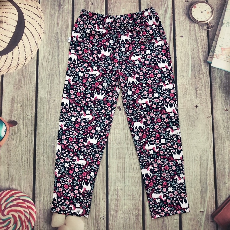 Quần Thun Ôm Bé Gái Từ 6 - 12 Tuổi , Quần Leggyng Trẻ Em Vải Thun Cotton Co Giãn 4 C Bigsize Từ 25 -40 Kg