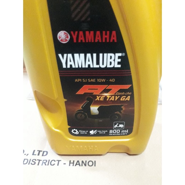 nhớt 800ml 10w-40 dùng cho xe ga Yamaha