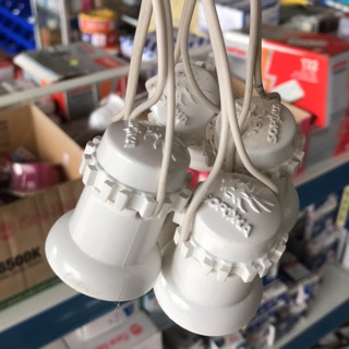 Đui đèn chống nước liền dây sopoka