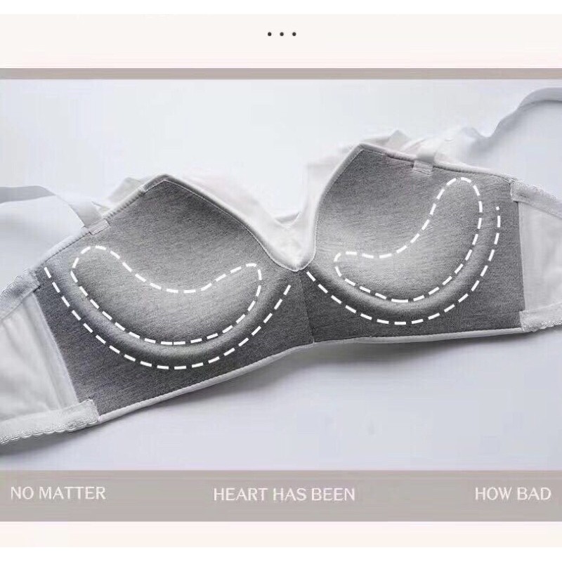 Bộ Đồ Lót Su Dây Ngang Không Gọng Nâng Ngực 928