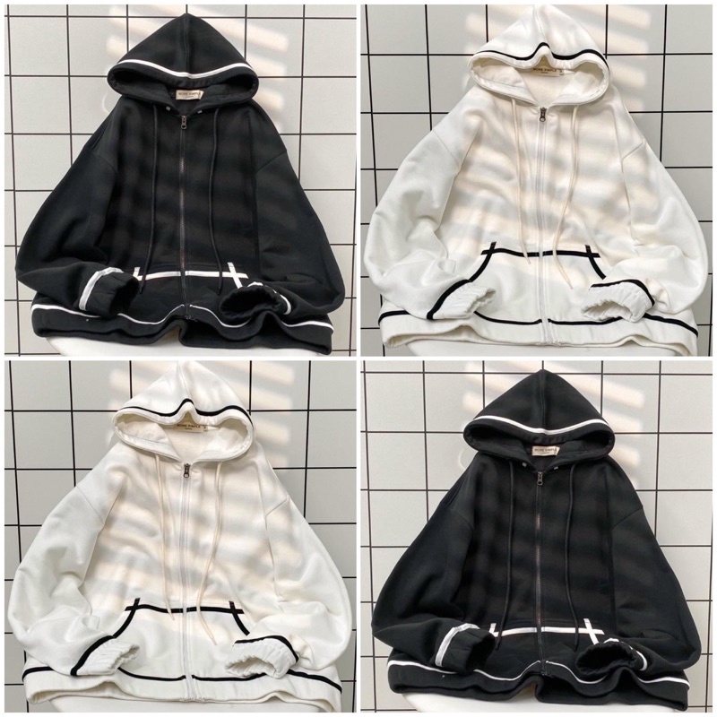 [SIEU SALE]Áo Khoác Hoodie Viền Túi Nữ - [FREESHIP] - Áo nỉ dài tay form rộng dáng suông, thiết kế chạy viền(ảnh thật) | BigBuy360 - bigbuy360.vn