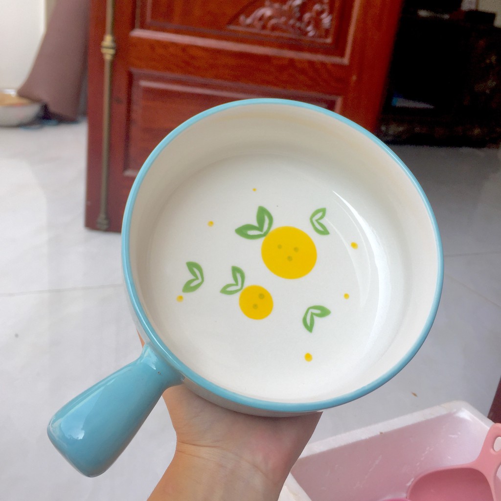 Bát Ăn Cơm 🥣 Bộ Bát Đĩa Sứ Xanh Da Trời 🥣 Decor Chén Dĩa Dễ Thương  Cute Cao Cấp B99