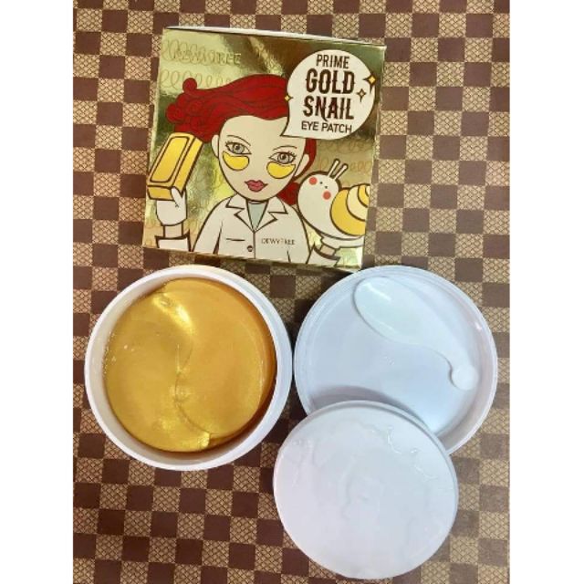 Mặt nạ mắt DewyTree Prime Gold Snail Eye Patch.