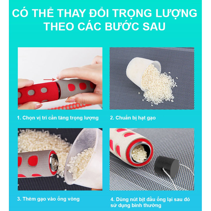 Vòng Lắc Eo Massage Lắc Là Giảm - Lõi Thép Không Gỉ Hula Hoop - Mẫu Mới Nhất 2022 - Hàng Loại 1