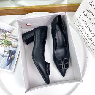 XK(ẢNH THẬT) Giày Cao Gót Bb 7p Gót Vuông Da Siêu Mềm Êm Fullbox Cao Cấp Xịn 2020