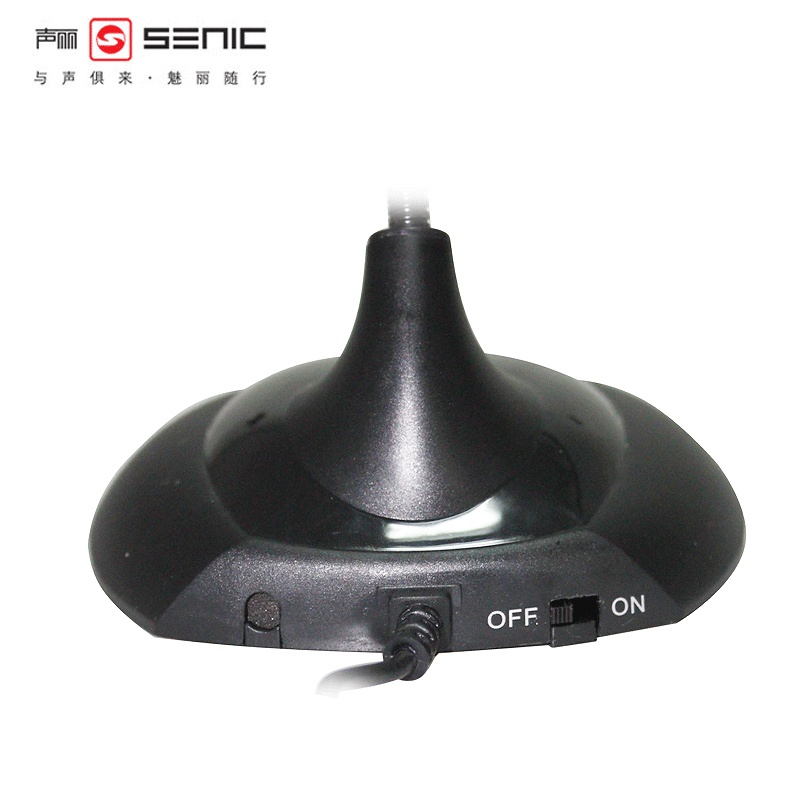 Micro SENIC SM-008 dùng cho PC/ Laptop hỗ trợ thu âm, học trực tuyến, hát karaoke