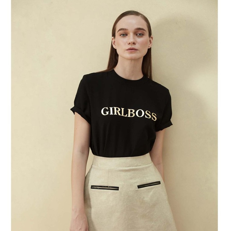 COCO SIN - Áo Thun Girlboss Basic Phom Suôn Tay Ngắn