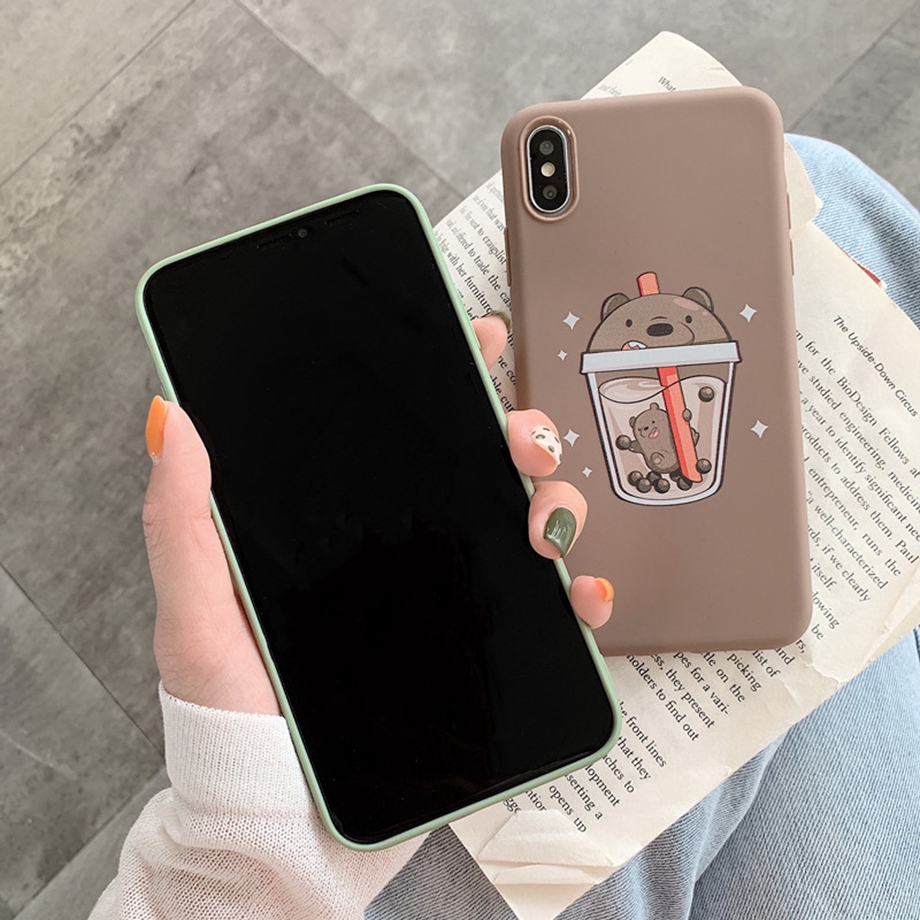iPhone SE 2020 11 Pro Max XR X XS Max 8 7 6 6s Plus Ốp điện thoại mềm họa tiết sáng tạo đáng yêu cho | BigBuy360 - bigbuy360.vn