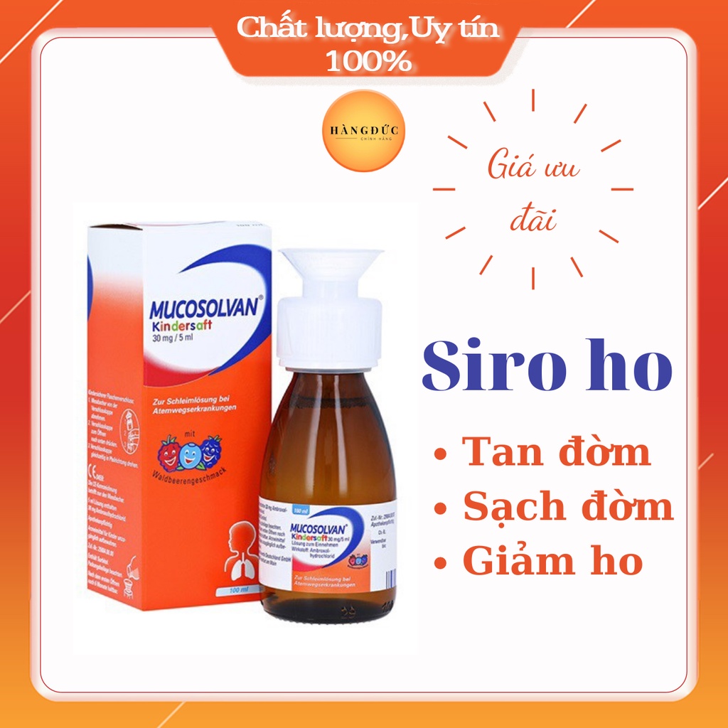 Siro ho Muscosolvan Kindersaft 100ml Đức