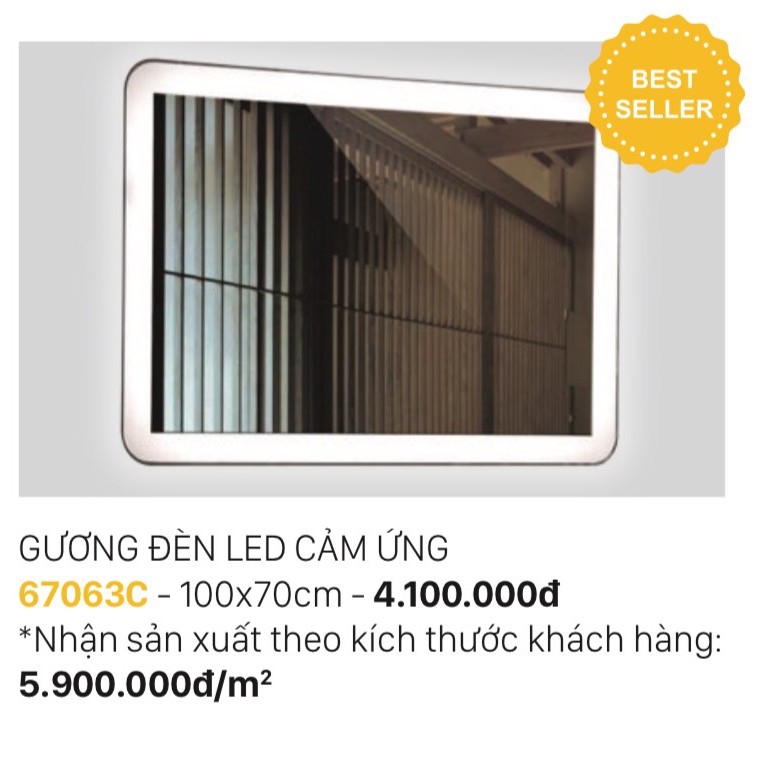 Kính Đình Quốc - Gương đèn LED cảm ứng DQ 67063C