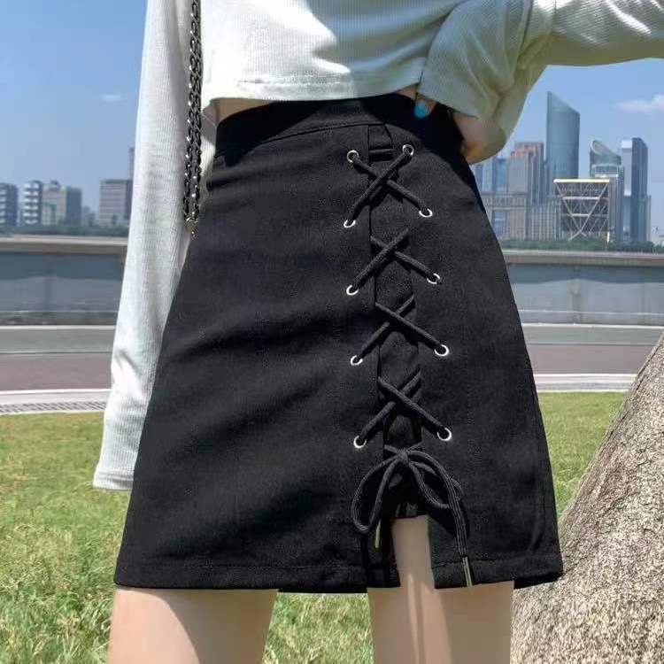Chân Váy Chữ a Lưng Cao Dáng Ôm Thời Trang Xuân Hè Cho Nữ