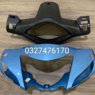 Bộ nhựa võ đầu đèn xe WAVE A, Alpha 100 xanh zin Honda