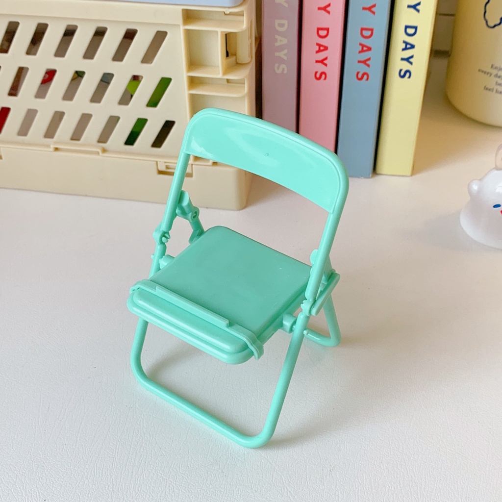 Giá Đỡ Điện Thoại Hình Ghế 4 Màu, Kệ Để Điện Thoại Xem Phim Gấp Gọn Siêu Cute Cho Điện Thoại