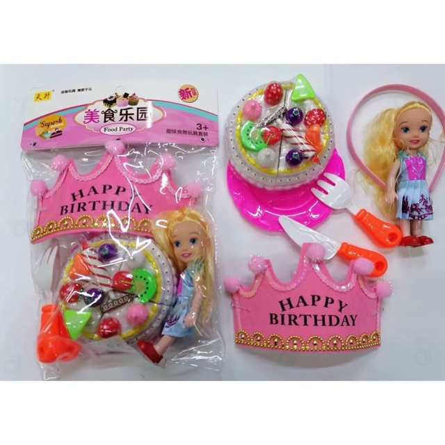 Set Bánh Kem Sinh Nhật và Nón Happy Birthday