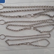 Dây Dắt Dây Xích Kèm Vòng Cổ Đan Kép Inox 304 DDVC014