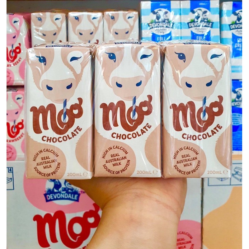 (Mẫu mới) Lốc 6 hộp sữa tươi nguyên kem Devondale 200ml Úc date 2021