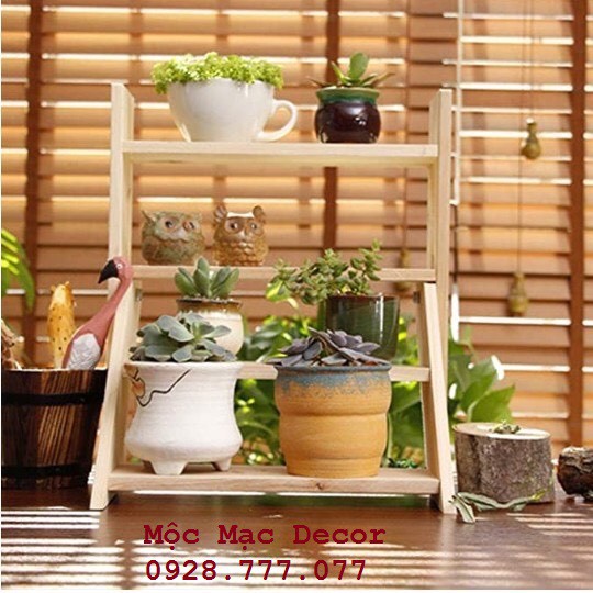 Kệ gỗ để bàn trang trí