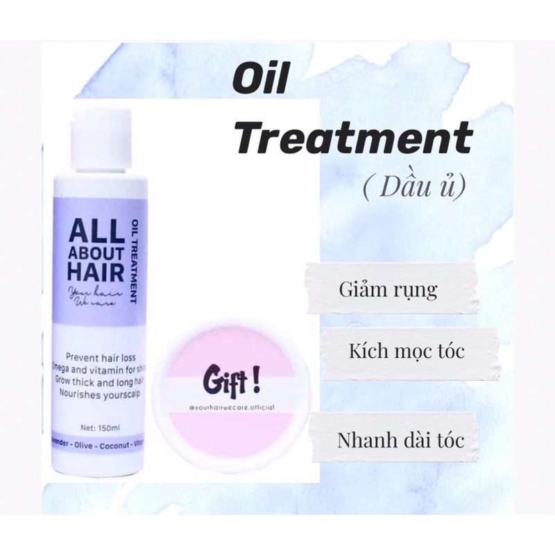 DẦU Ủ OIL TREATMENT - | TẶNG KÈM MŨ TRÙM + KEM Ủ SAMPLE |