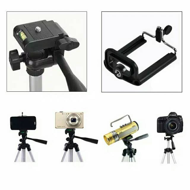 Giá Đỡ Ba Chân 3110 + Kẹp Micro + Bộ Chia Âm Thanh Tiện Dụng | BigBuy360 - bigbuy360.vn