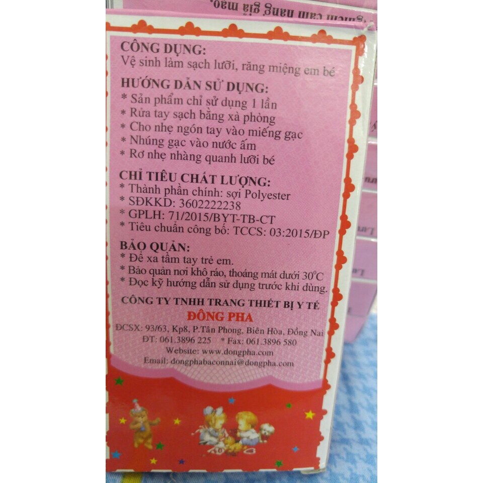 Rơ Lưỡi Cho Bé Đông Pha An Toàn Cho Trẻ [10 Hộp 50 Cái] Đồ Dùng Mẹ Bé BabyRice 088