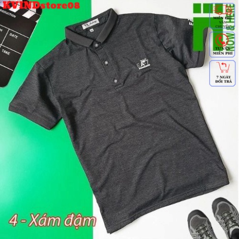 ⭐ Áo Thun Cổ Trụ Nam ⚡Giá Rẻ⚡ Form BODY Chất Liệu Coton Mềm Mịn Thấm Hút Mồ Hôi Tốt _KVINDstore08