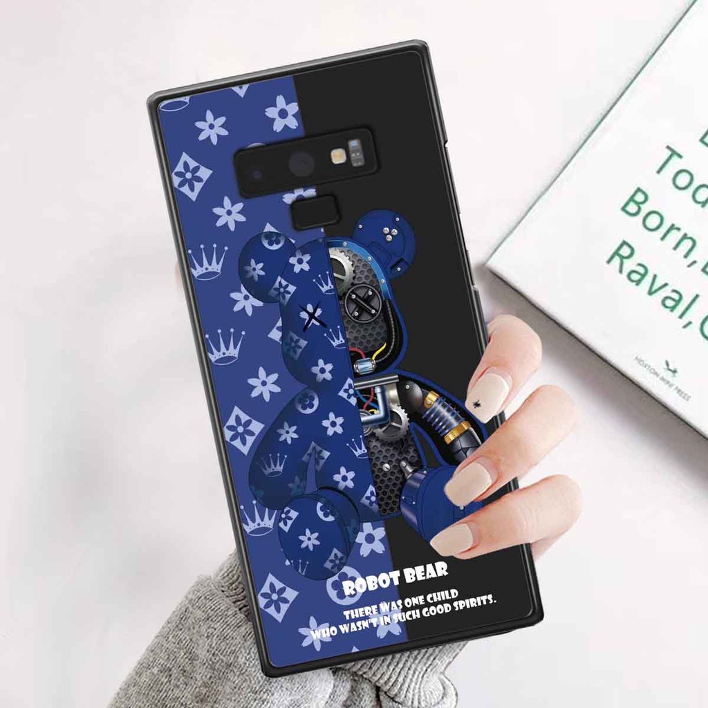 Ốp Samsung Note 9 bear brick, gấu đáng yêu, dễ thương