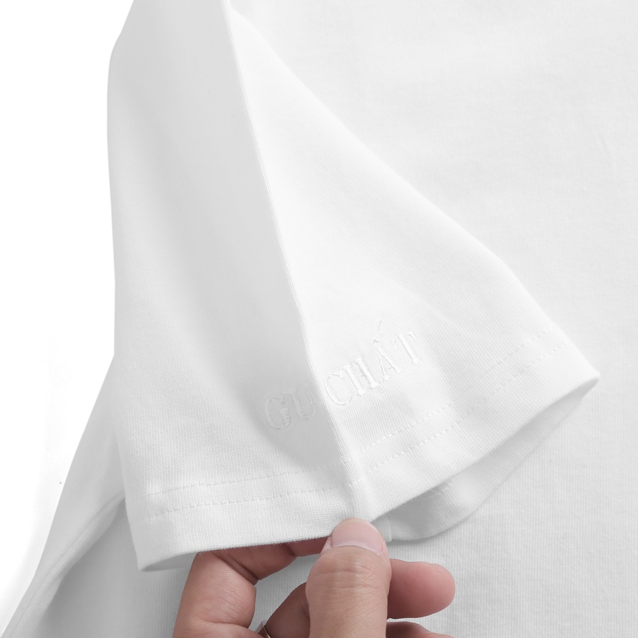 Áo Thun Nam Cao Cấp GU CHẤT, Vải Cotton Dày Dặn, In Hình Gấu BEAR - GUTN12