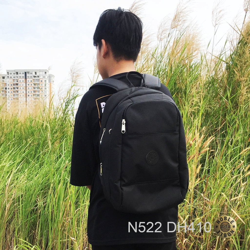 Balo laptop  chính hãng Noble, chất liệu vải dù chống nước, siêu bền, Mã: N522DH410