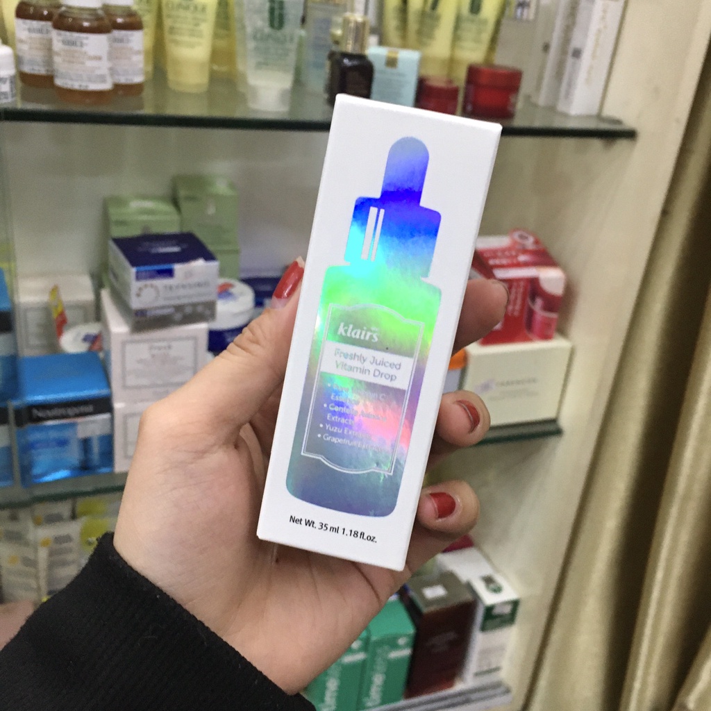 [CHÍNH HÃNG] Tinh Chất Vitamin C Trắng Da, Mờ Thâm Klairs Freshly Juiced Vitamin Drop 35ml Chính Hãng