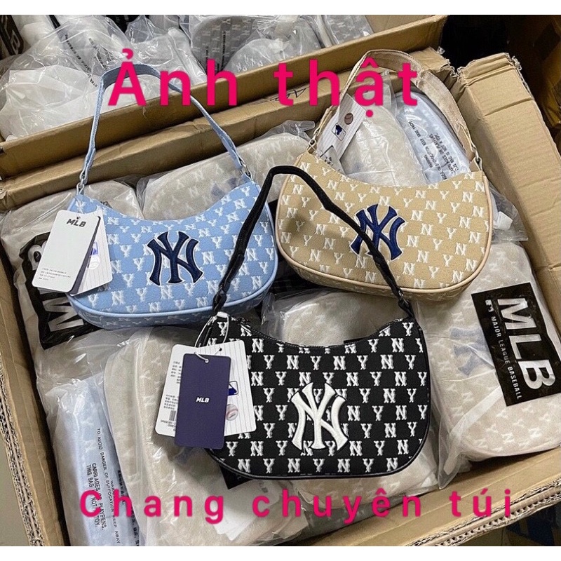 (Full tem code) Túi mlb kẹp nách phong cách Hàn quốc HÀNG ĐẸP CHUẨN 3 màu (sẵn kho) video thật