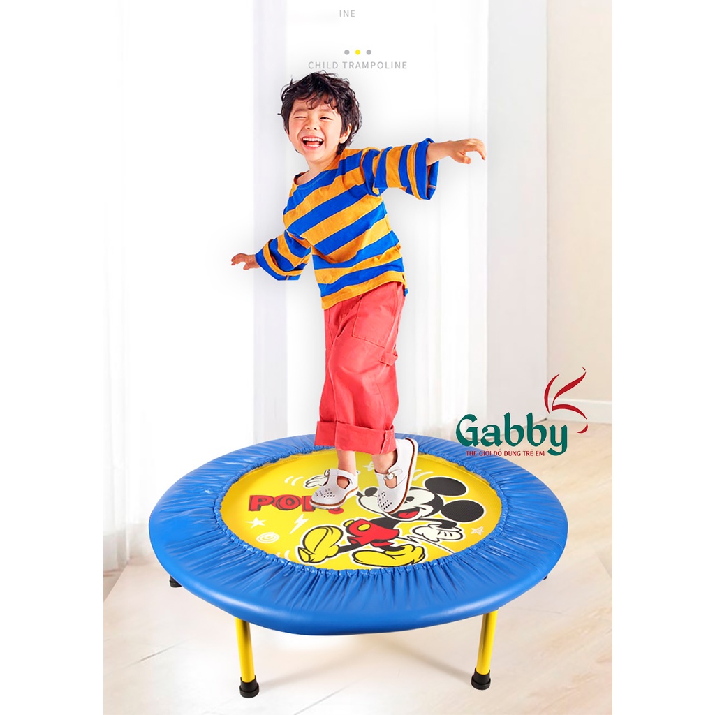 Bạt nhún mini cho bé hình Mickey siêu bền