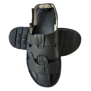 Giày Sandal Nam Bít Mũi Da Bò BIGBEN SD84