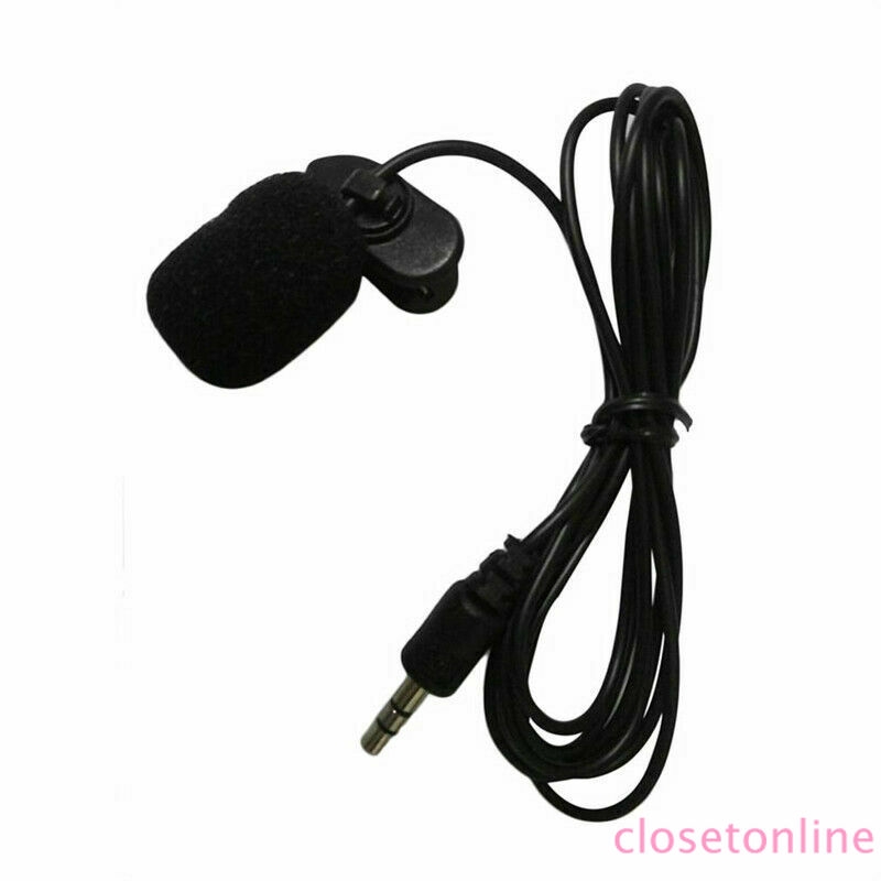 Microphone mini dây 3.5mm có kẹp áo dùng cho Laptop PC