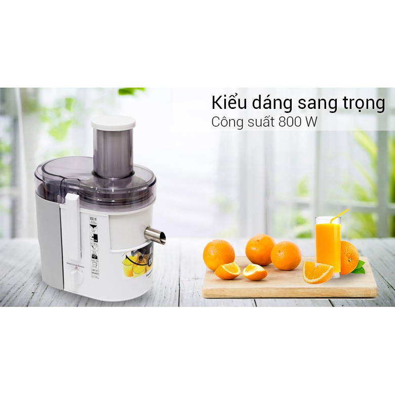 Máy ép trái cây Panasonic (Nhật Bản) MJ-SJ01WRA 800W (Mới 100%, bảo hành 12 tháng chính hãng)