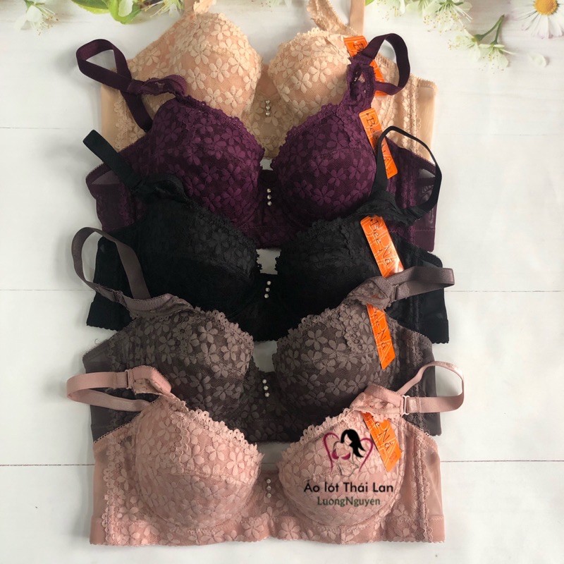 Áo lót ngực bigsize không đệm Thái Lan 507 bản to cup c ren mềm co giãn | BigBuy360 - bigbuy360.vn