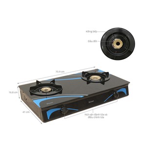 BẾP GA ĐÔI RINNAI RV-3715GL