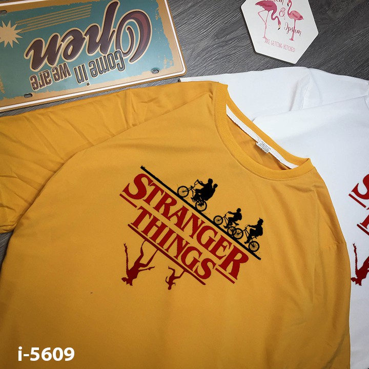 Follow Shop Săn Deal Hot Ngày 12/12 Áo Thun Nữ Unisex In 3 Xe Đạp STRANGER THINGS ATN5609