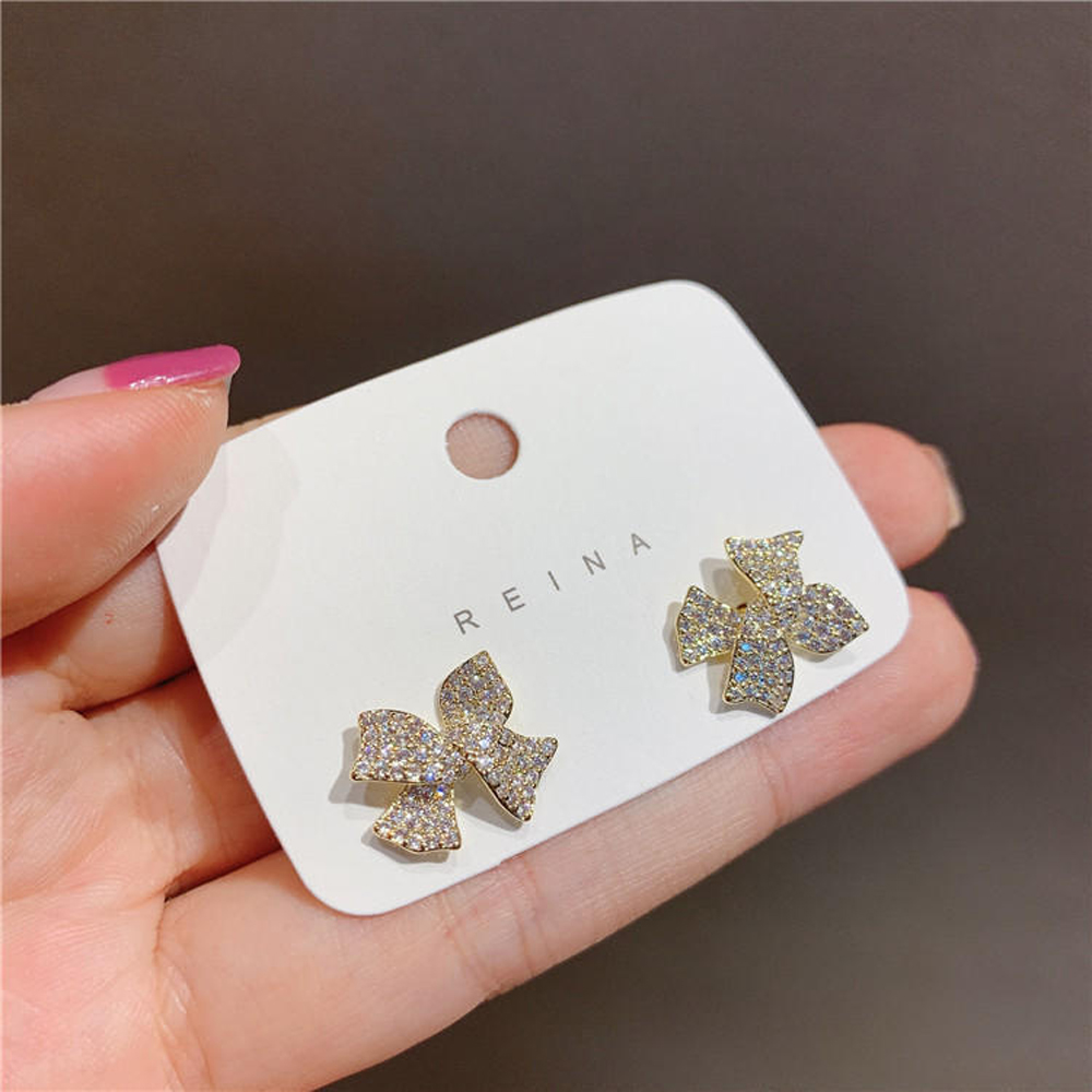 Khuyên Tai Nơ Xinh Xắn Dành Cho Nữ