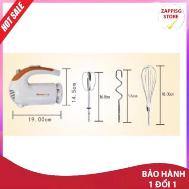 Sale ( có sẵn ) Máy đánh trứng cầm tay Netmego 300W , dụng cụ làm bánh, máy đánh trứng máy nhào bột new 2021