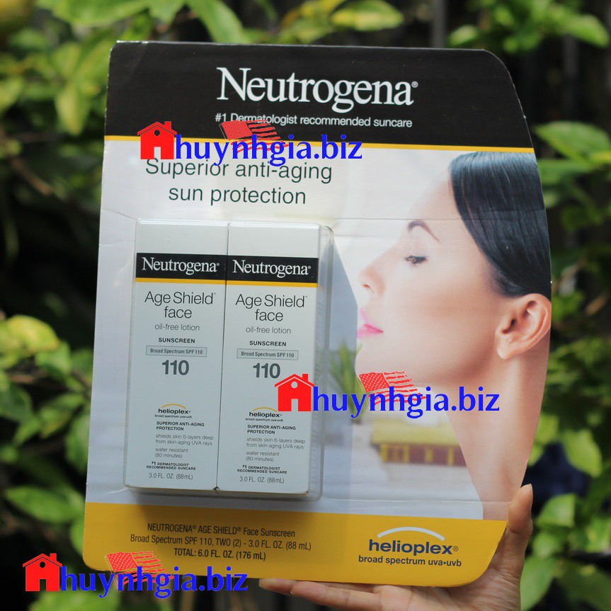 Kem chống nắng Mỹ Neutrogena chỉ số chống nắng SPF110