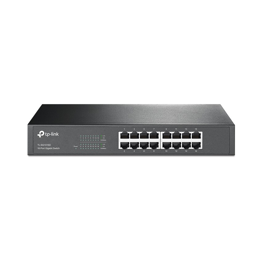 Bộ Chia Mạng 16 Cổng Giga TP-Link TL-SG1016D Vỏ Kim Loại - Switch 16 Port Gigabit 10/100/1000