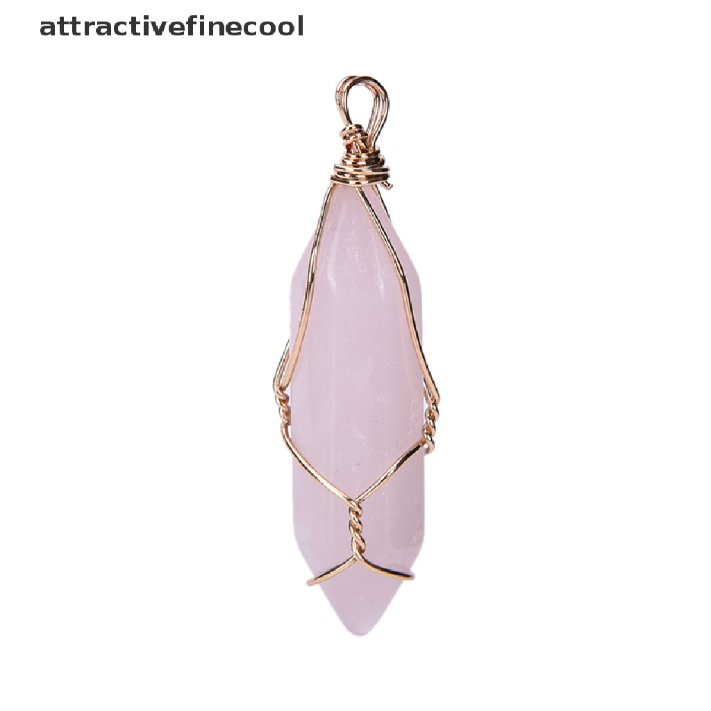 Vòng cổ Mặt Đá Thạch Anh Tự Nhiên