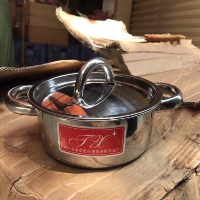 Xoong inox Dầy Xin size 16cm